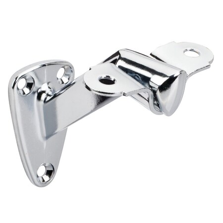Hardware Resources 1-7/16"x2-1/2"Heavy Duty Handrail Bracket with  3-3/8" Projection - Polished Chrome HRB01-PC